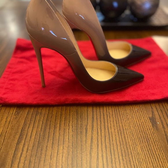 christian-louboutin  size 6 color black and beige So Kate 120mm pump - Picture 2 of 8